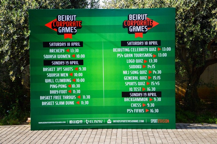 8th Beirut Corporate Games Part 2 